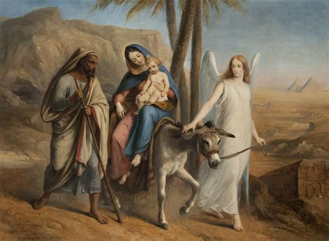 The Flight into Egypt -  một kiệt tác tôn giáo được vẽ bằng màu sắc tinh tế và chi tiết kỳ diệu!